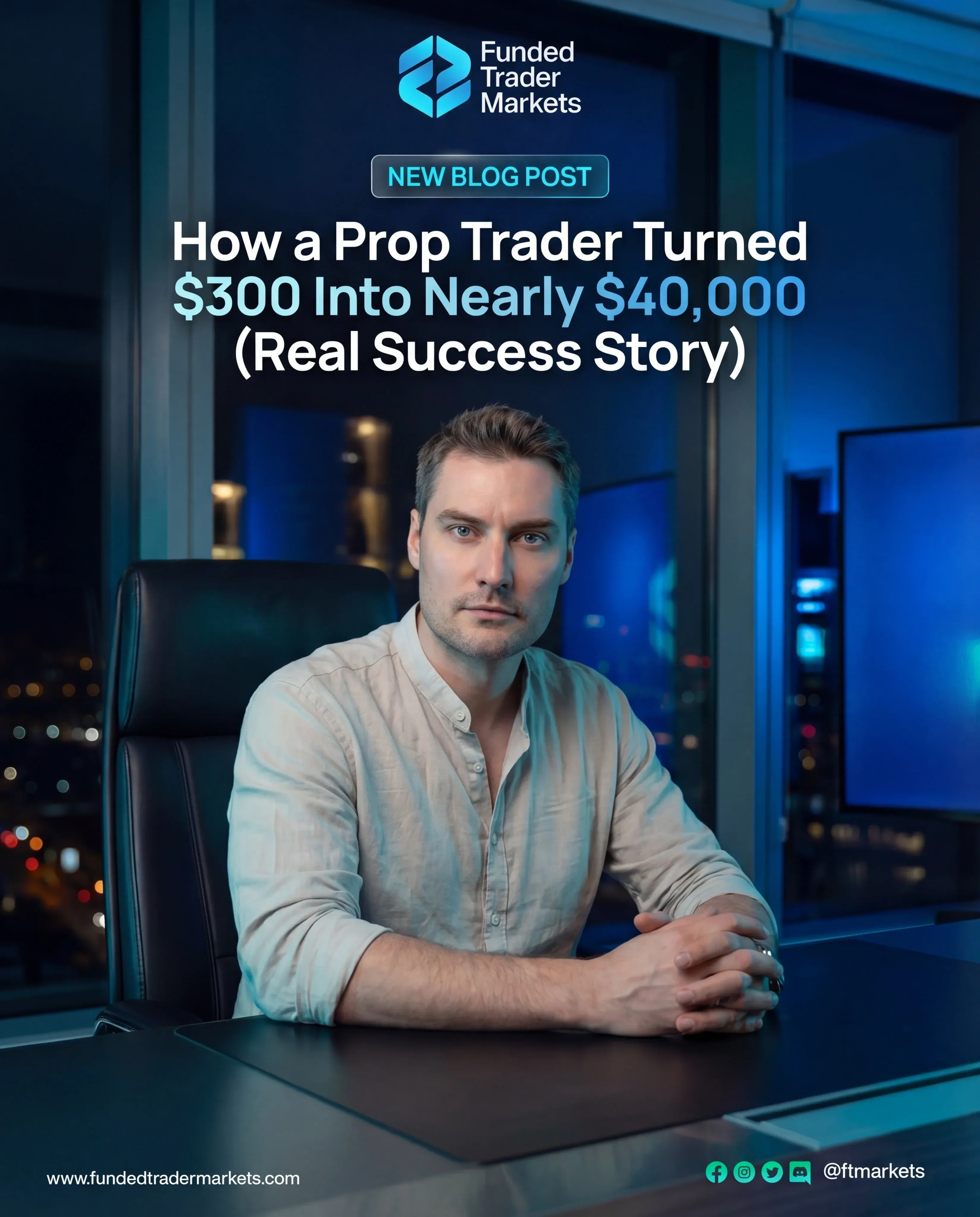 Traders using prop firm capital to trade financial markets