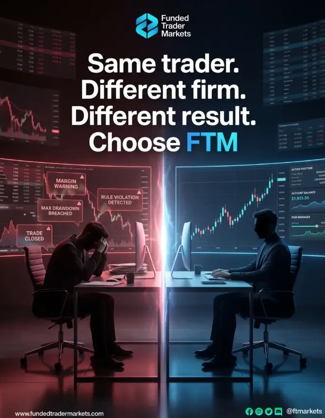 Maven Trading vs Funded Trader Markets comparison of challenge pricing, funded account sizes, and profit targets
